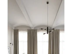 Sollux Lighting Sollux DUOMO - Lámpara colgante de techo con múltiples brazos, 6 luces, , E27 Negro Online