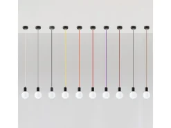 Sollux Lighting Lámpara Suspendida-Sollux EDISON - Lámpara colgante de techo con 1 luz Negra, E27 Negro