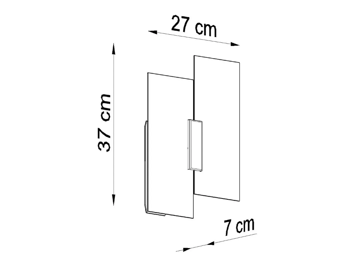 Sollux Lighting Sollux FABIANO - Aplique de pared 2 luces , Cromado, E27 Blanco Clearance