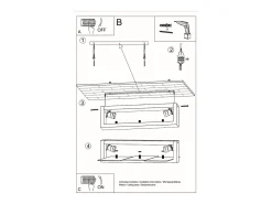 Sollux Lighting Sollux FENIKS - Lámpara de techo empotrada de 2 luces Blanca, E27 Blanco Discount