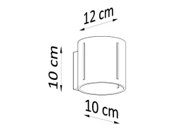 Sollux Lighting Sollux INEZ - 1 luz de pared a ras de suelo Blanca, G9 Blanco Hot