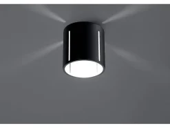 New Sollux Lighting Sollux INEZ - 1 luz de techo empotrada en , G9 Negro