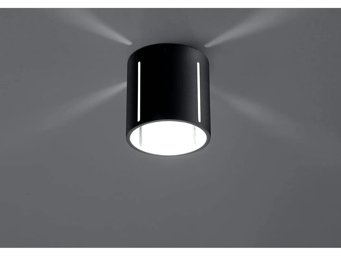 New Sollux Lighting Sollux INEZ - 1 luz de techo empotrada en , G9 Negro
