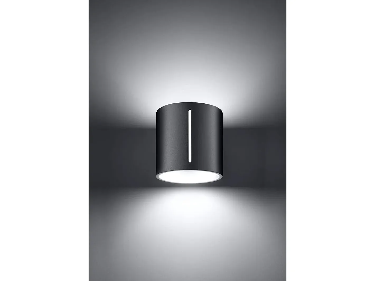 Sollux Lighting Aplique Para Pared-Sollux INEZ - 1 pared a ras de luz claro, G9 Gris