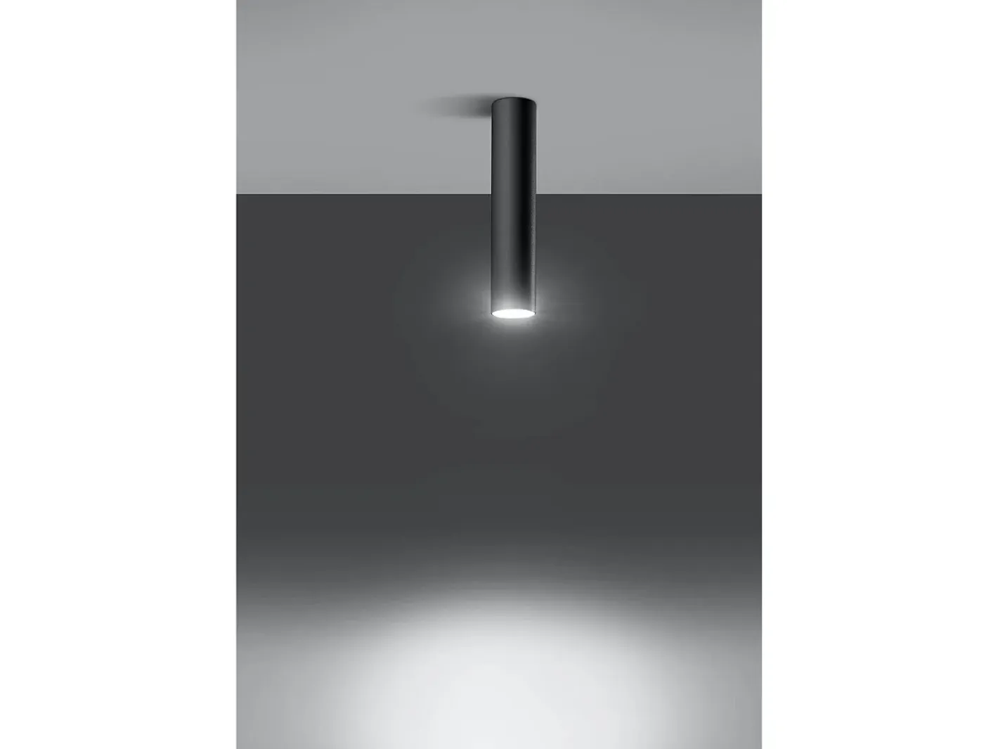 Sollux Lighting Sollux LAGOS - 1 Downlight de superficie de luz , GU10 Negro Online