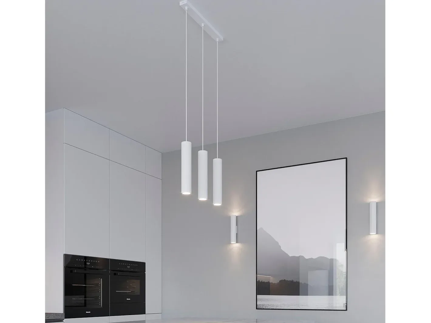 Sollux Lighting Aplique Para Pared-Sollux LAGOS - 2 Light Up Down Flush Wall, , GU10 Blanco