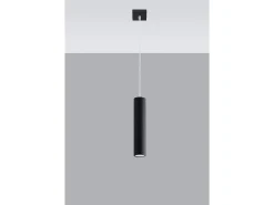 Best Sollux Lighting Sollux LAGOS - Lámpara colgante de techo con 1 luz Negra, GU10 Negro