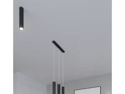 Best Sollux Lighting Sollux LAGOS - Lámpara colgante de techo con 1 luz Negra, GU10 Negro