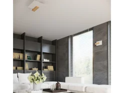 Best Sollux Lighting Sollux Lappo Aplique de Pared de Empotrar Madera Natural Marru00f3n
