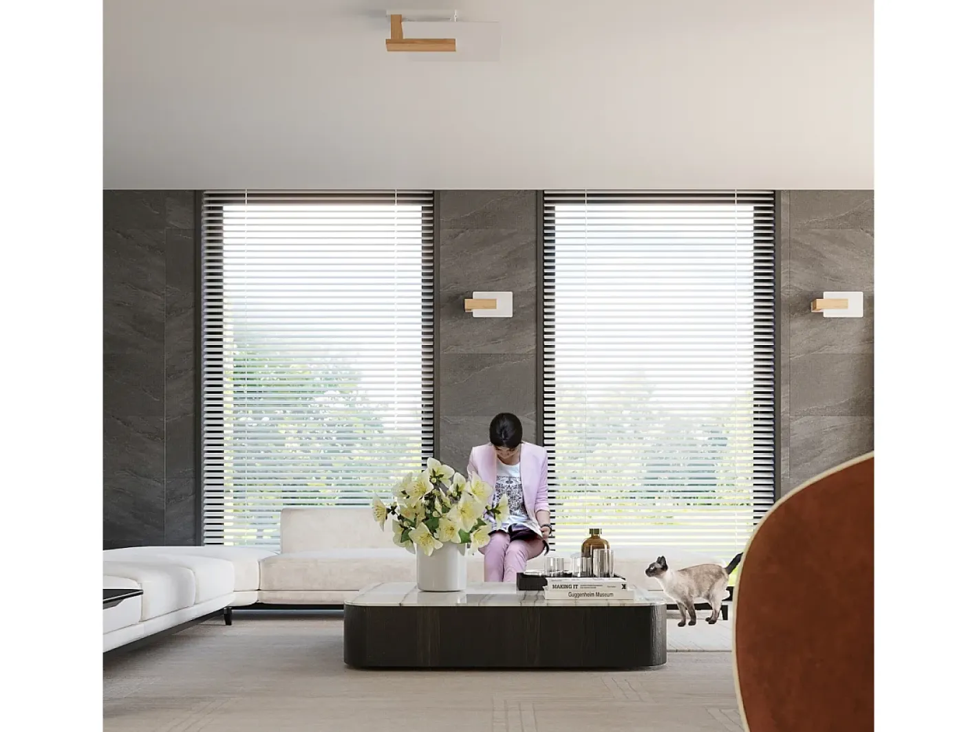 Best Sollux Lighting Sollux Lappo Aplique de Pared de Empotrar Madera Natural Marru00f3n