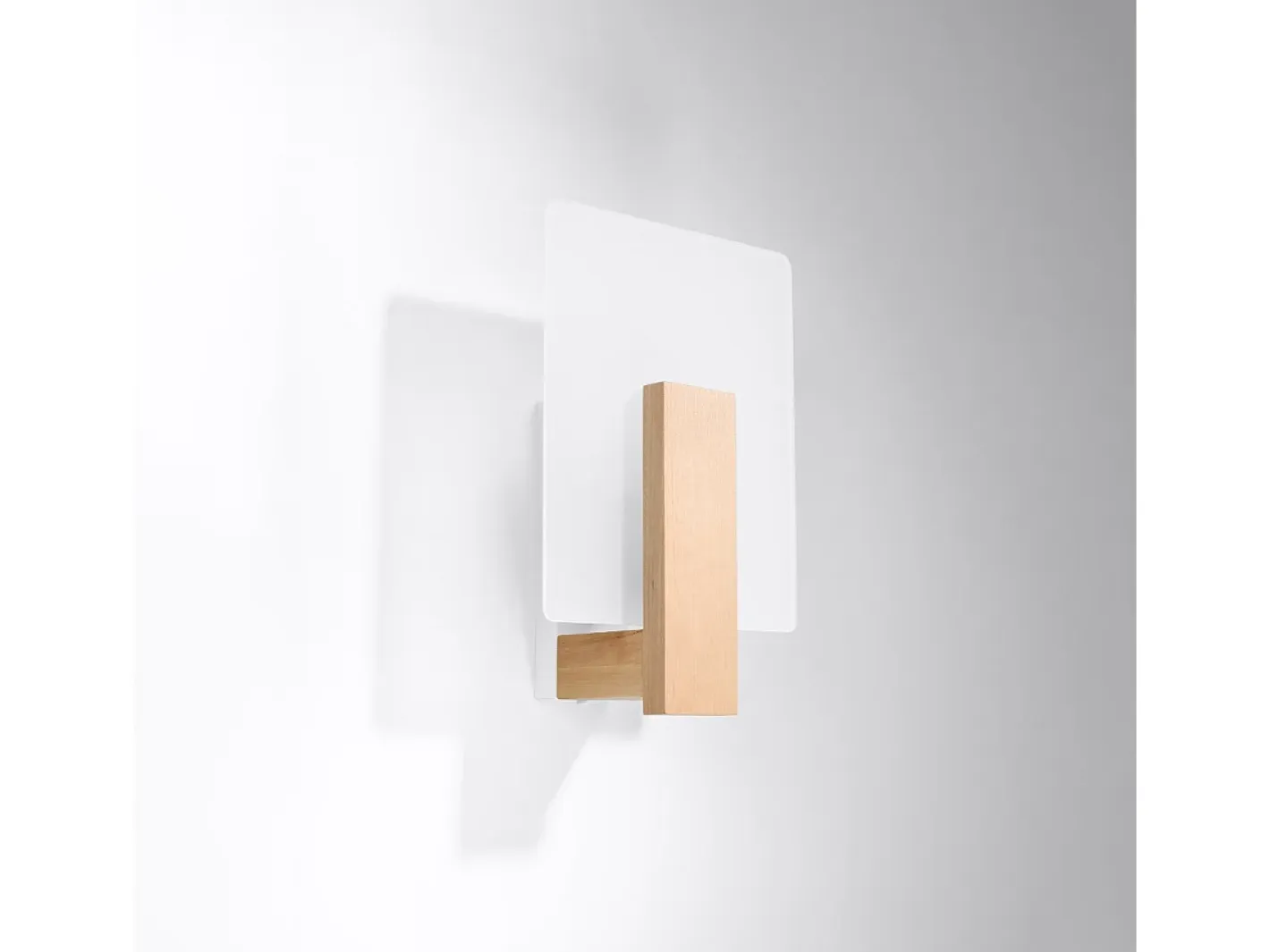 Best Sollux Lighting Sollux Lappo Aplique de Pared de Empotrar Madera Natural Marru00f3n