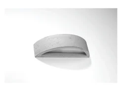 Sollux Lighting Atena Up & Down Aplique Cemento, 40cm Gris