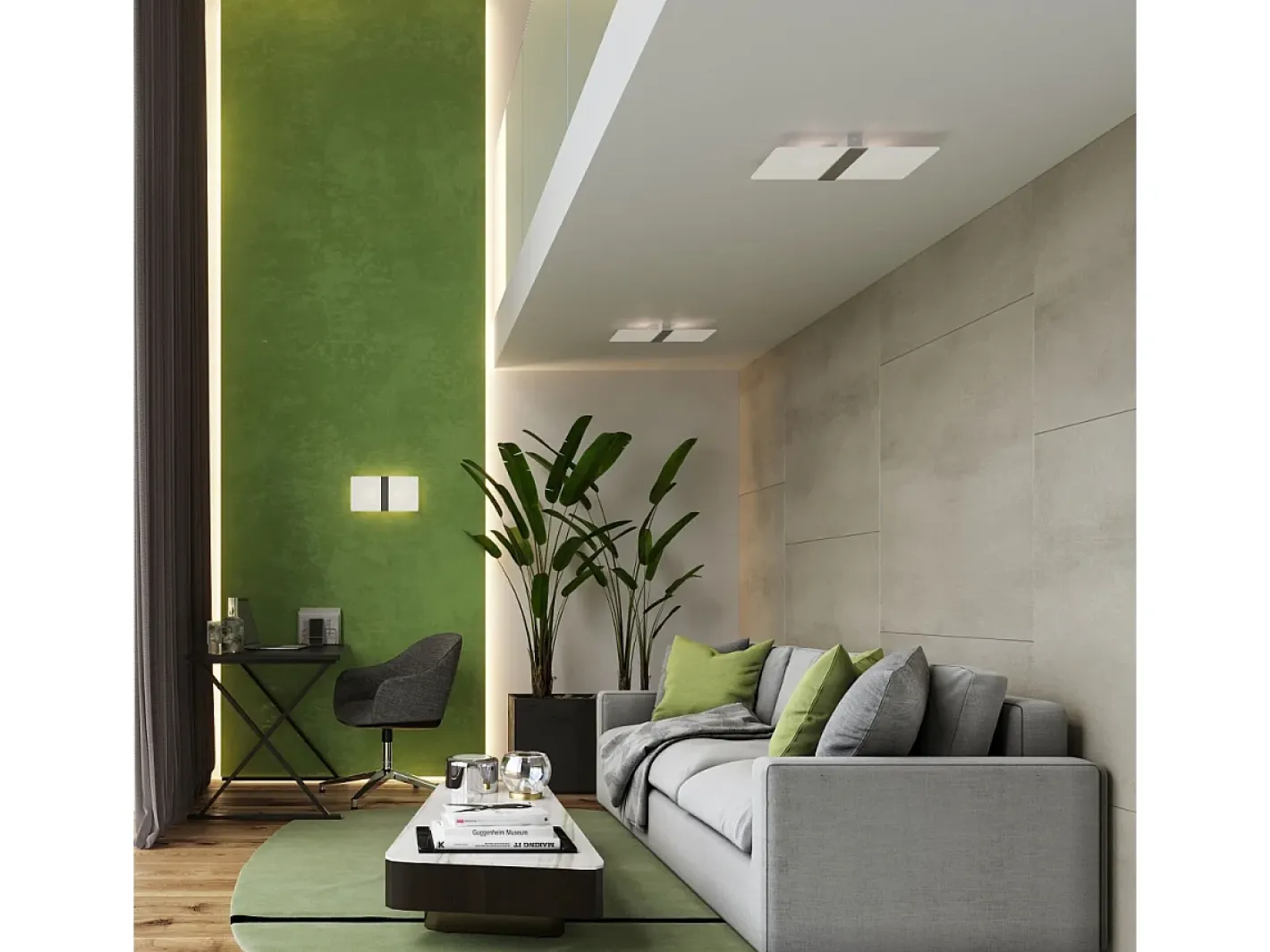 Sollux Lighting Azalia Plafón Decorativo Empotrado, , Cromo, 2x G9 Blanco Outlet