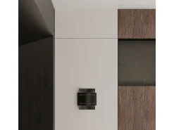 Sollux Lighting Aplique Para Pared-Hestia Lámpara de Pared Up & Down, , 21cm Negro