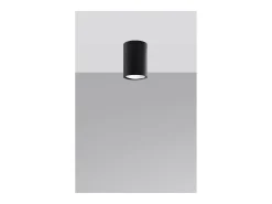 Clearance Sollux Lighting Lagos Downlight de Superficie, , 10cm Negro
