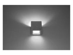 Sollux Lighting Aplique Para Pared-Leo Up & Down Aplique Cemento, 12cm Gris