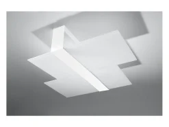 Sollux Lighting Massimo Plafón Decorativo Empotrado, , 2x E27 Blanco Online