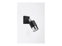 Sollux Lighting Nero Foco individual, negro/cromado, 1x GU10 Gris Sale