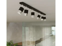 Sollux Lighting Nero Foco individual, negro/cromado, 1x GU10 Gris Sale