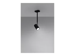 Sollux Lighting Plafón-Norano Foco individual, , 1x GU10 Negro