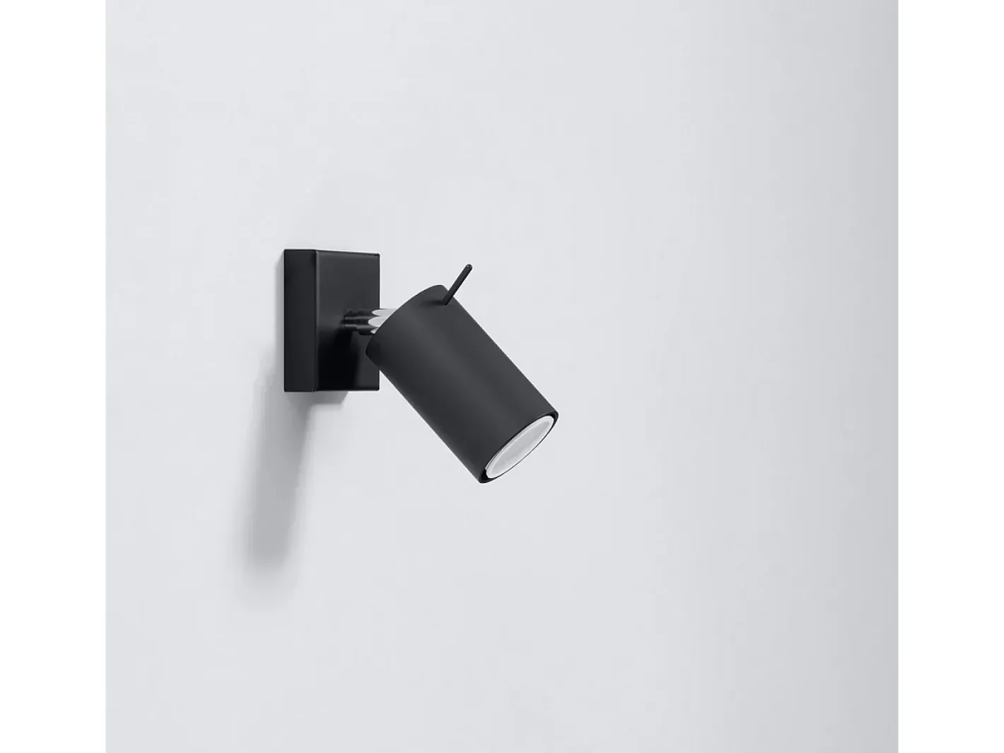 Sollux Lighting Aplique Para Pared-Ring Foco individual, , 1x GU10 Negro