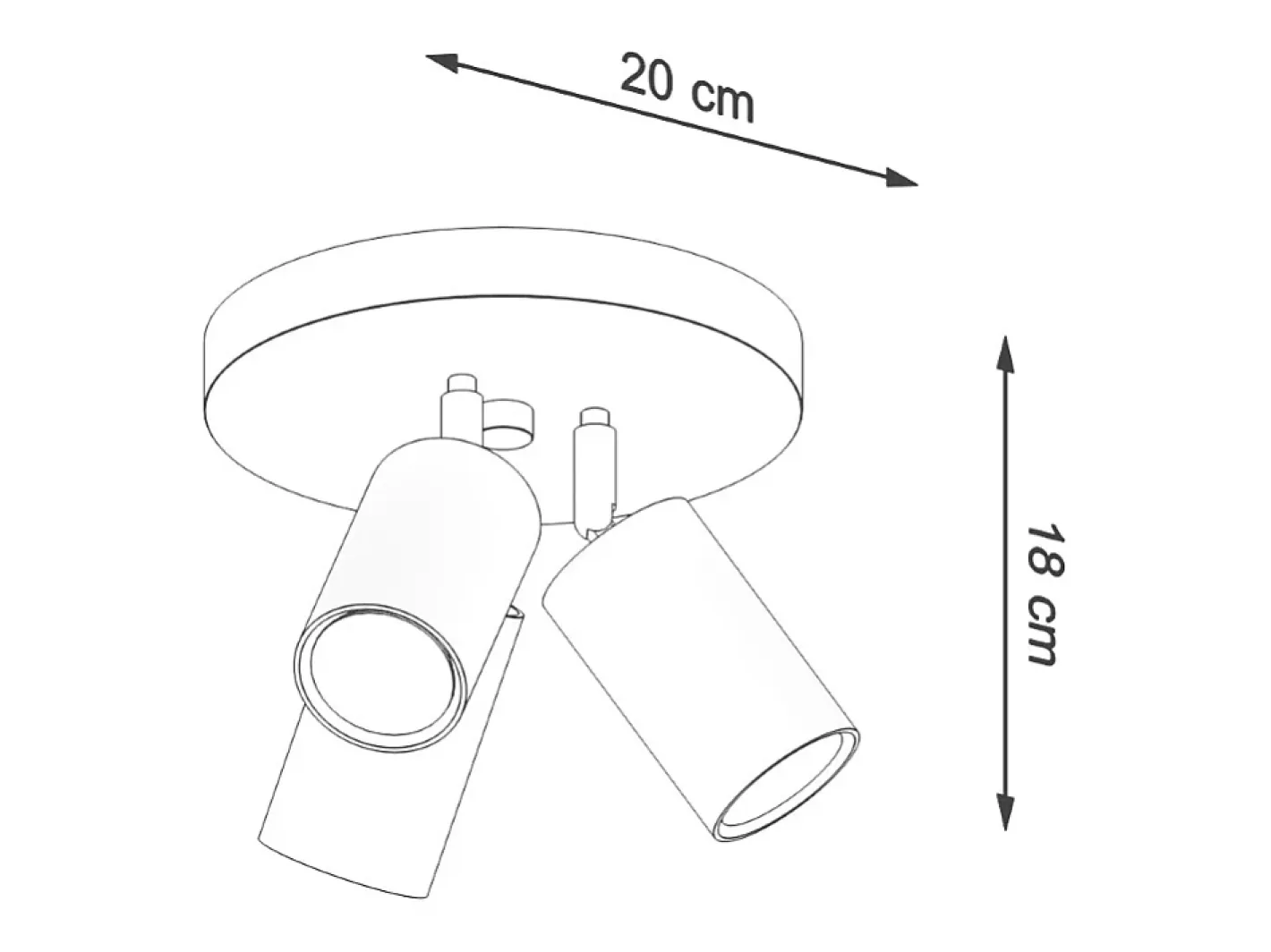 Sollux Lighting Ring Grupos de focos de techo, , 3x GU10 Blanco Sale