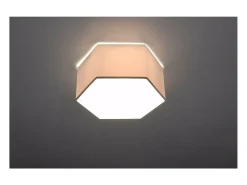 Clearance Sollux Lighting Sunde Plafón Decorativo Empotrado, , 13,5cm Blanco