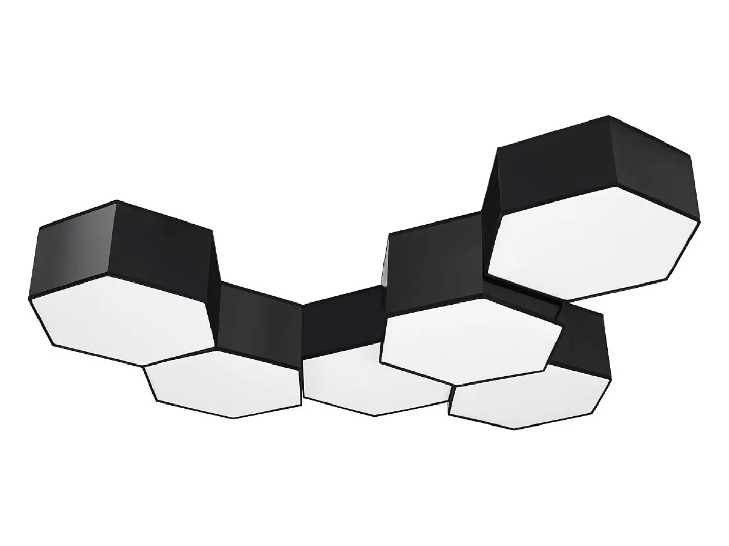 Sollux Lighting Sunde Plafón Decorativo Empotrado, , 13,5cm Negro Best