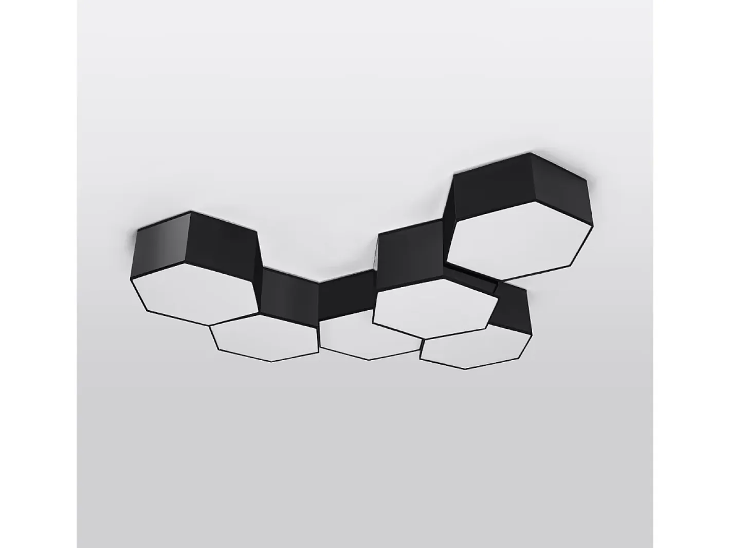 Sollux Lighting Sunde Plafón Decorativo Empotrado, , 13,5cm Negro Best