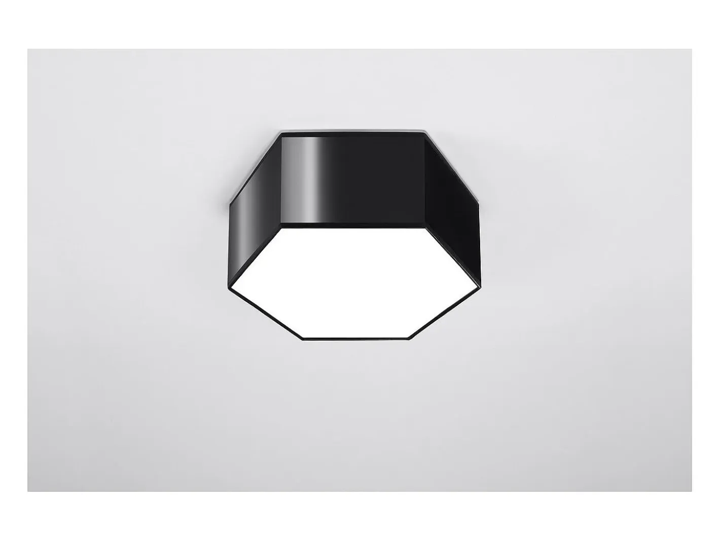 Sollux Lighting Sunde Plafón Decorativo Empotrado, , 13,5cm Negro Best