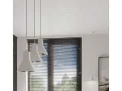 Sollux Lighting Taleja Lámpara de Techo Colgante Dome, Blanca, 1x ES111 Blanco