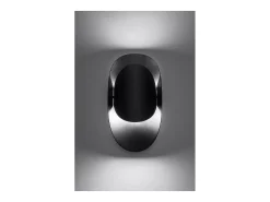 Sollux Lighting Tear Aplique Up & Down, Negro, 1x G9 Blanco Best