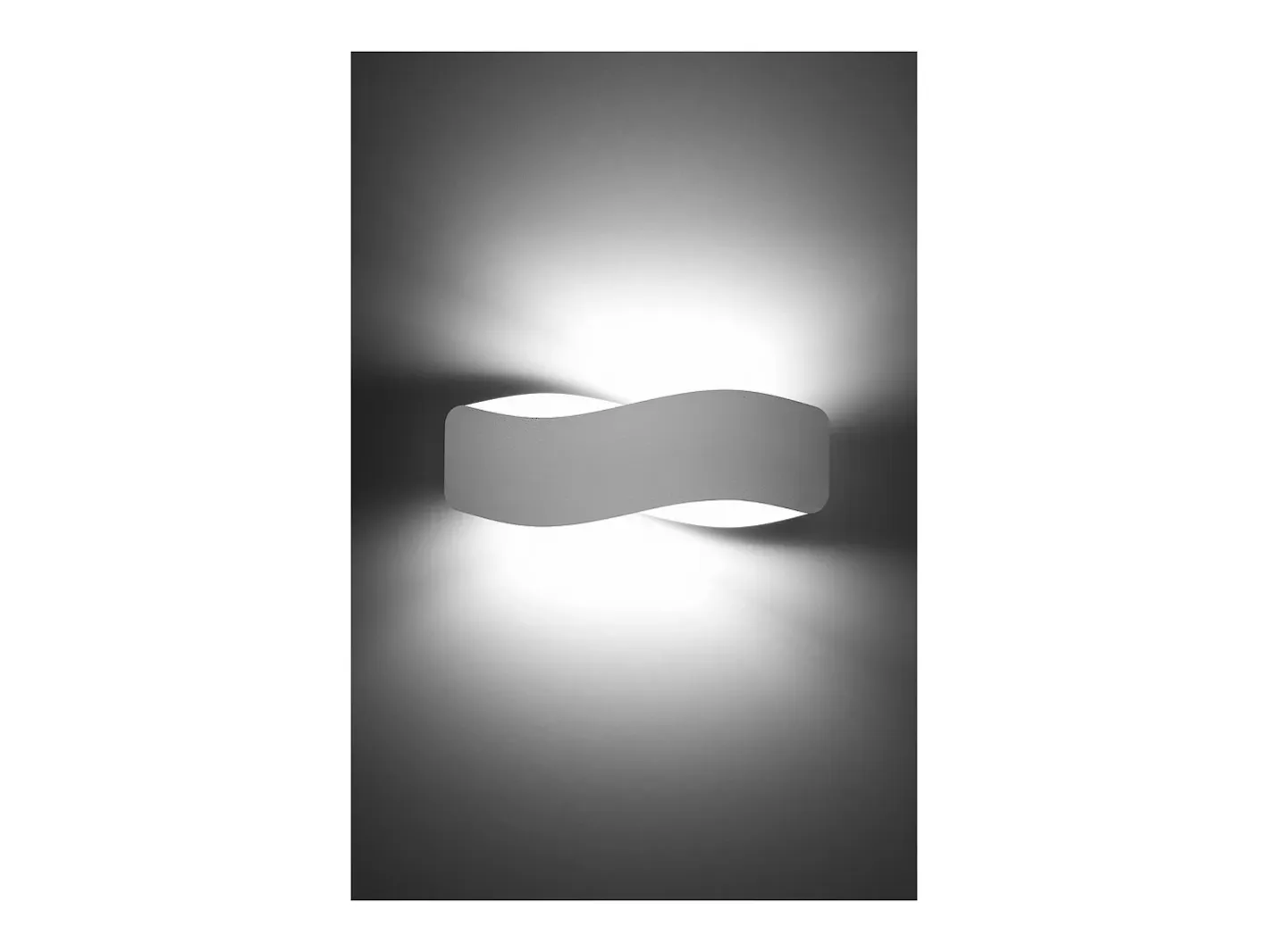 Clearance Sollux Lighting Tila Aplique Up & Down, , 40cm Blanco