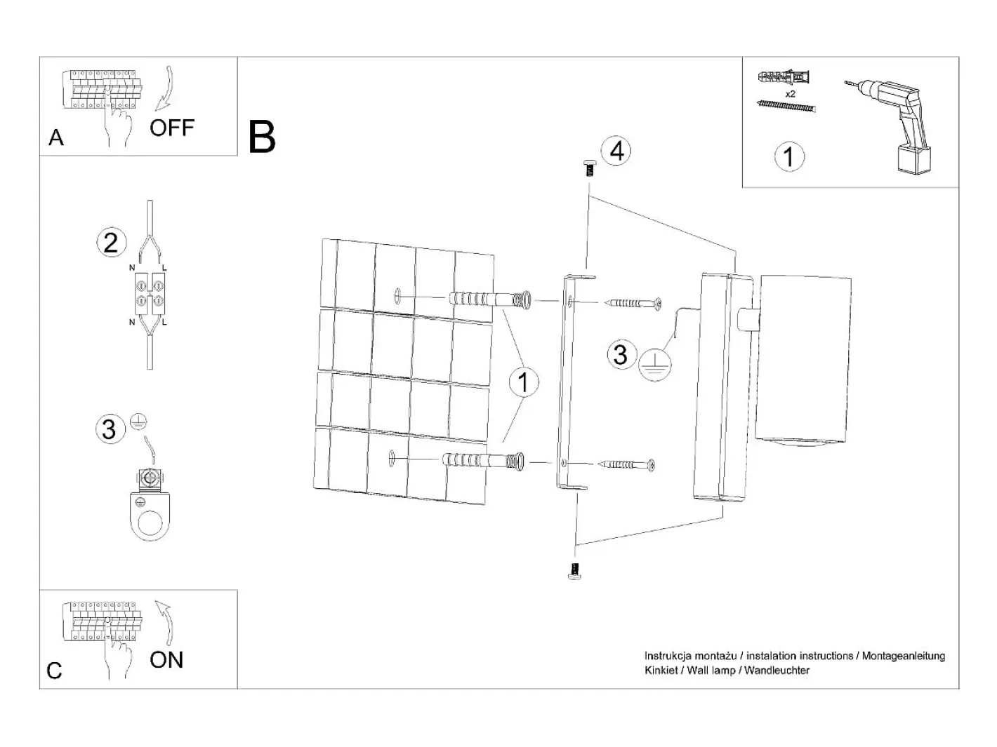 Discount Sollux Lighting Utti Foco individual, , 1x GU10 Blanco
