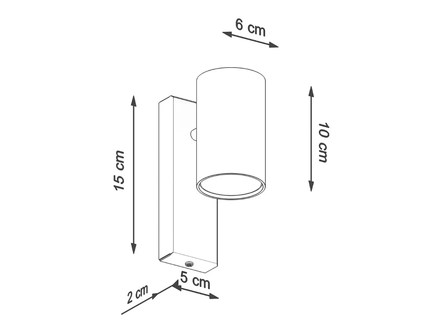 Discount Sollux Lighting Utti Foco individual, , 1x GU10 Blanco