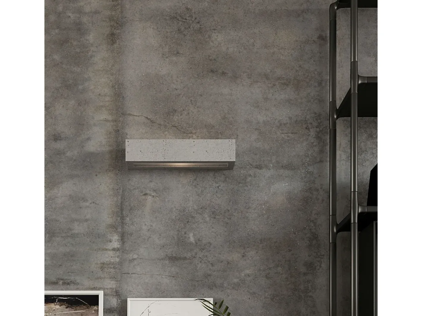 Hot Sollux Lighting Vega Up & Down Aplique Cemento, 30cm Gris