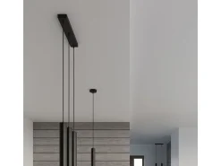 Sollux Lighting Lámpara Suspendida-Wezyr Lámpara de Techo Colgante Bar, , 2x G9 Negro