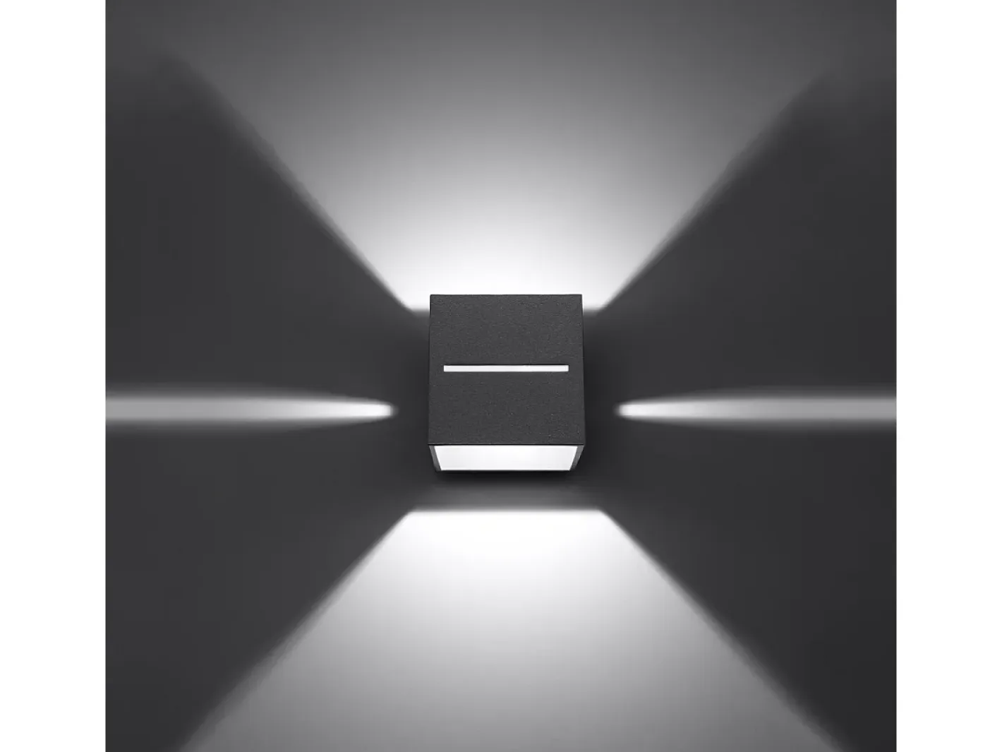 Outlet Sollux Lighting Sollux LOBO - 1 Light Up Down Wall claro, G9 Gris