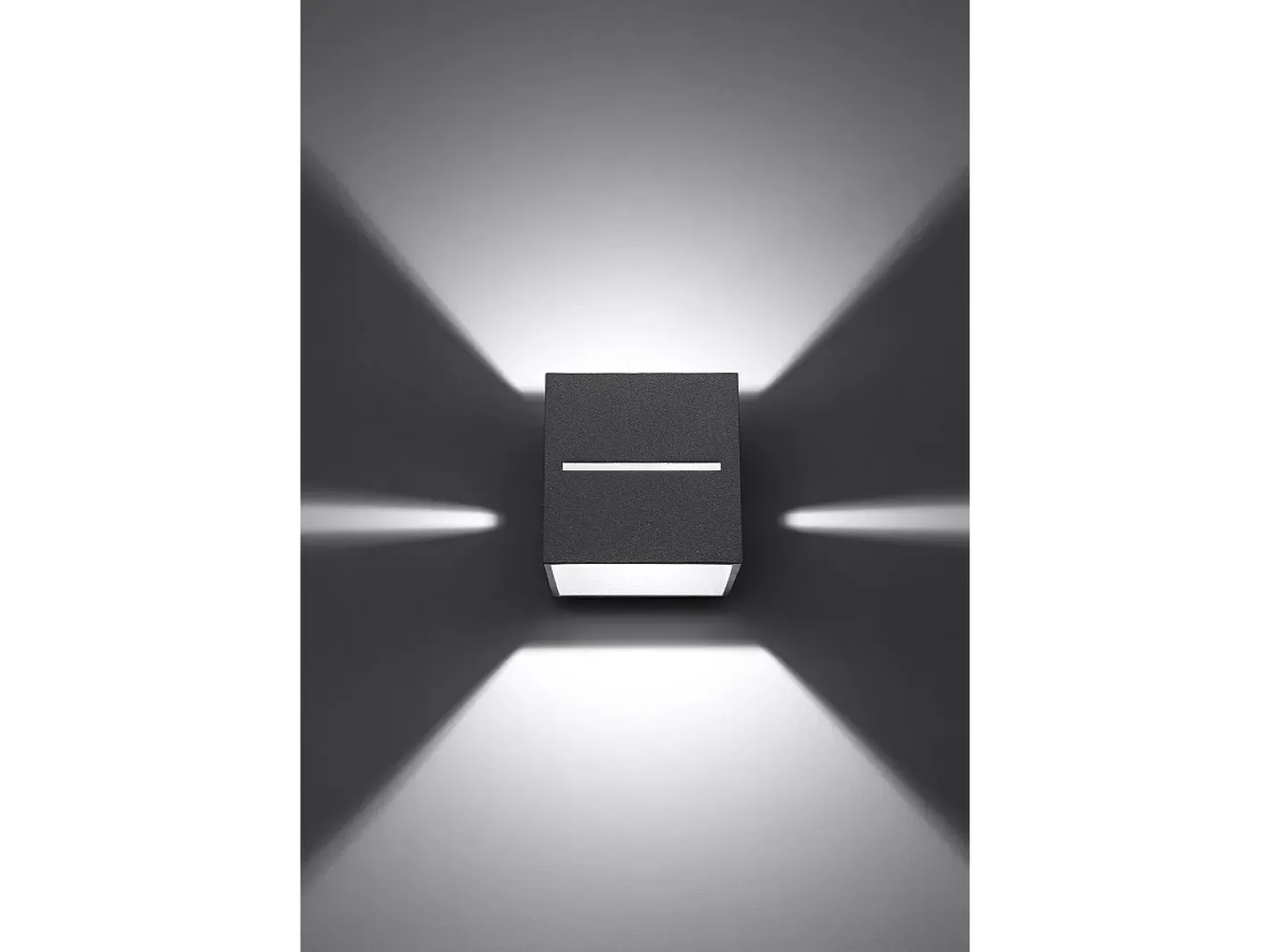 Outlet Sollux Lighting Sollux LOBO - 1 Light Up Down Wall claro, G9 Gris
