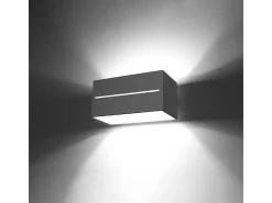 Sollux Lighting Sollux LOBO MAXI - 2 Light Up Down Flush Wall claro Gris Discount