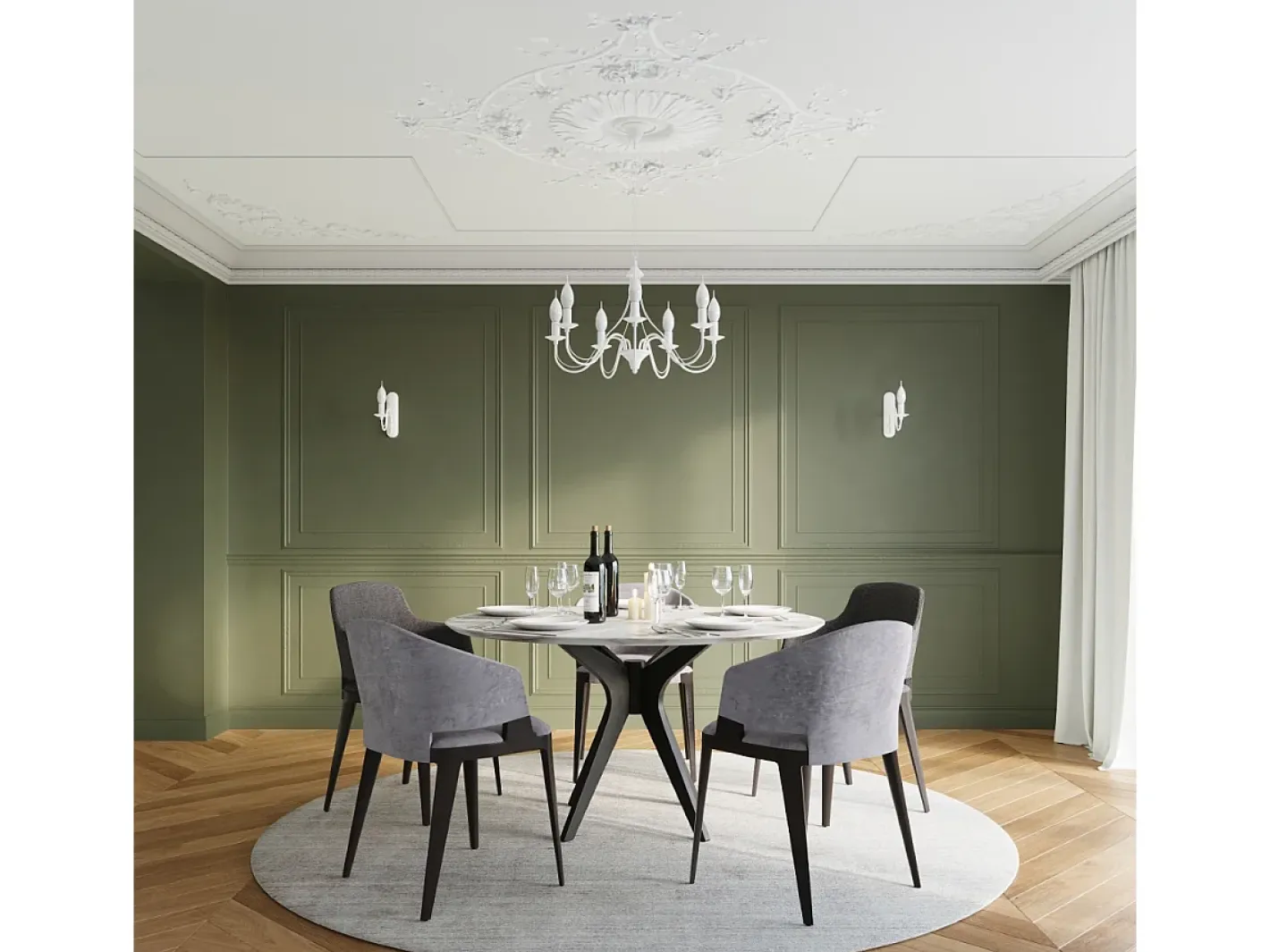 Discount Sollux Lighting Sollux MINERWA - Lámpara de araña con brazos múltiples 7 luces blanca, E14 Blanco