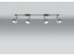 Sollux Lighting Plafón-Sollux OCULARE - Barra de 4 focos de luz blanca, GU10 Blanco