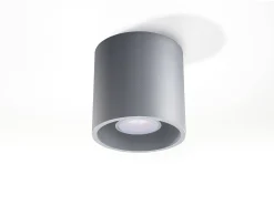 Outlet Sollux Lighting Sollux ORBIS - 1 Downlight de superficie , GU10 Gris