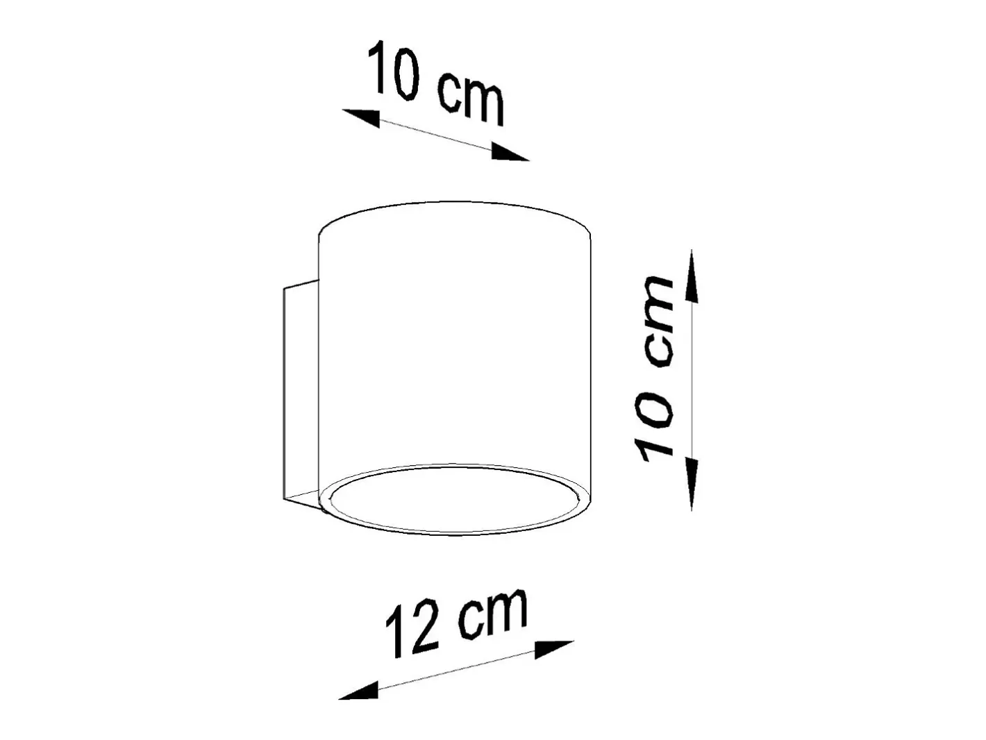 Sollux Lighting Sollux ORBIS - 1 lámpara de pared Light Up Down Blanca, G9 Blanco Discount