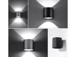 Sollux Lighting Sollux ORBIS - 1 lámpara de pared Light Up Down Blanca, G9 Blanco Discount