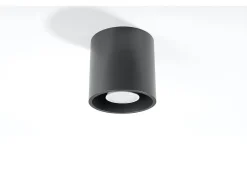 Sollux Lighting Sollux ORBIS - 1 luz empotrable de superficie antracita Negro Hot