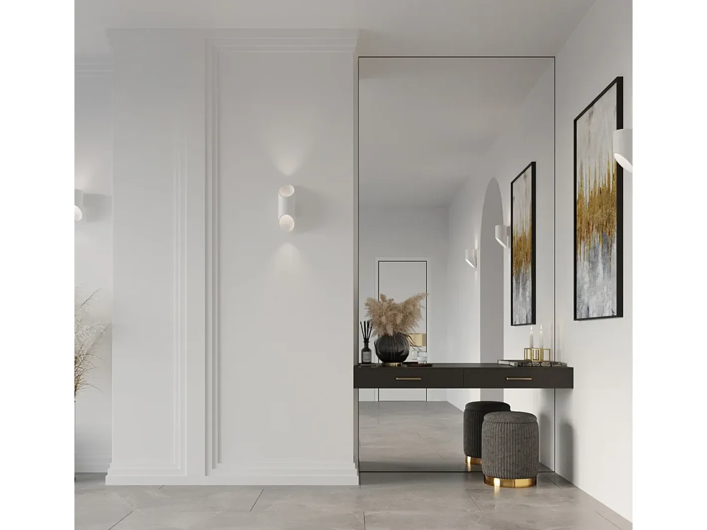 Sollux Lighting Aplique Para Pared-Sollux PENNE - 1 lámpara de pared Light Up Down Blanca, G9 Blanco