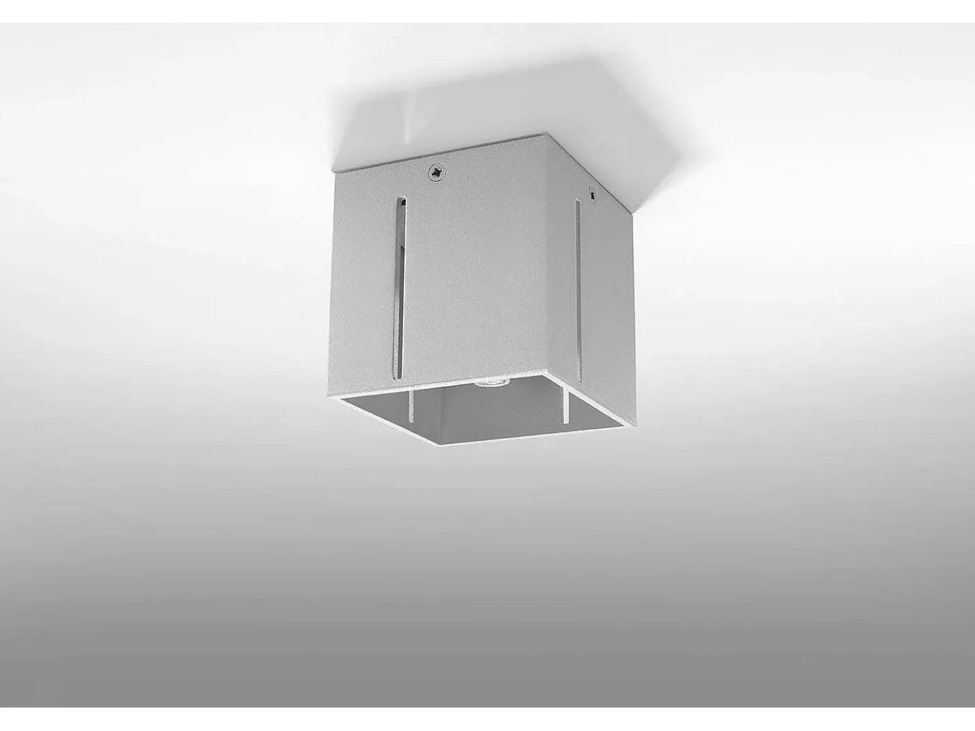 Clearance Sollux Lighting Sollux PIXAR - 1 luz de techo al ras de color claro, G9 Gris