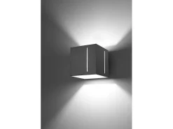 Sollux Lighting Sollux PIXAR - 1 pared a ras de luz claro, G9 Gris