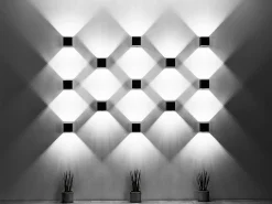 Sollux Lighting Sollux QUAD - 1 lámpara de pared Light Up Down Negra, G9 Negro